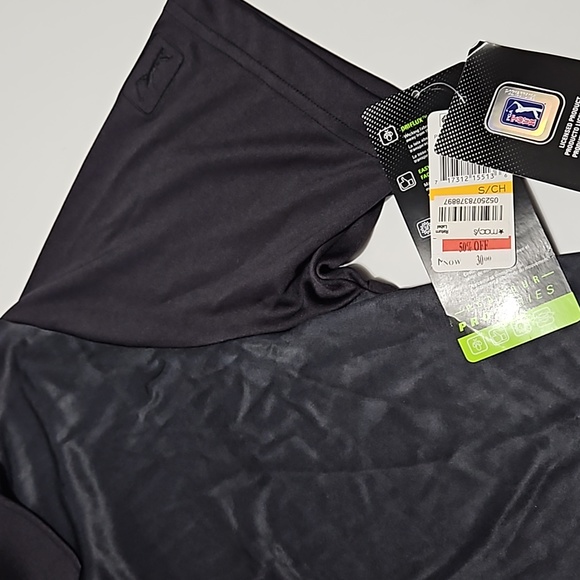 PGA TOUR Pro Series Athletic Fit Black Golf Polo Shirt Size S/P/CH #M-160 - Picture 4 of 12